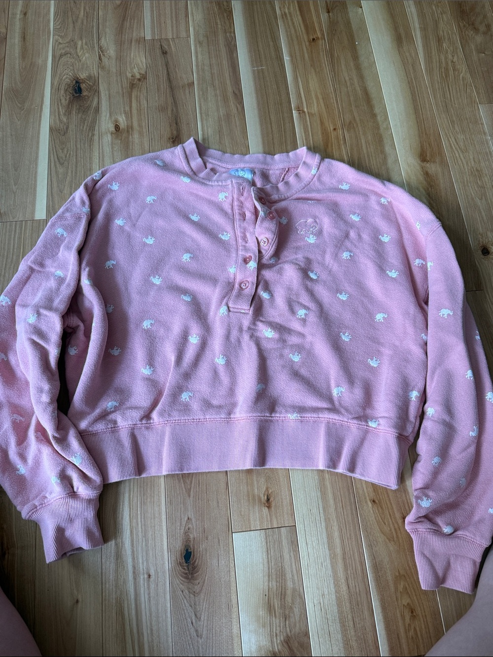 🩷 Pink Ivory Ella Pullover Sweatshirt Size Large 🩷
